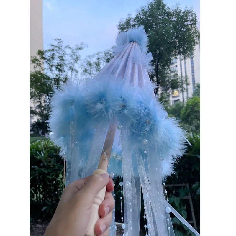 Chinese Silk Umbrella Anime Women Photography CosPLAY Prop Antique Tassels Umbrella Transparent Japan Parasol PAPER UMBRELLA