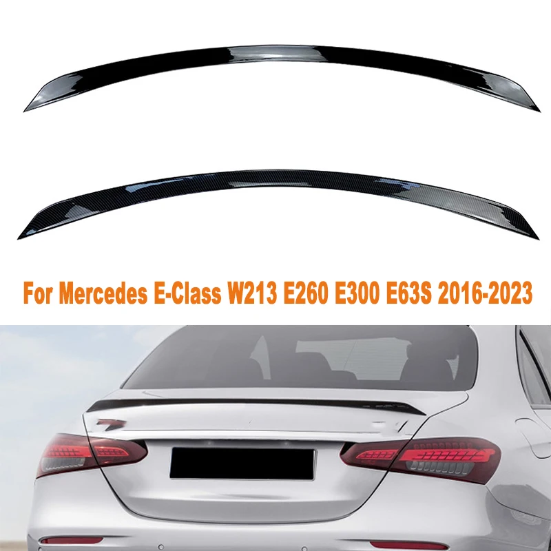 

Car Tail Wings Fixed Wind Spoiler Rear Wing Auto Decoration Accessories For Mercedes E-Class W213 E260 E300 E63S 2016-2023