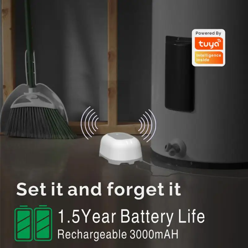 

Tuya Smart Water Sensor Zigbee Smart Supports Water Leakage Detection And Alarm Leakage Alarm Detector Smart Home Automation