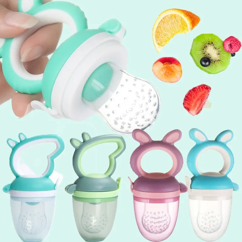 Fresh Fruit Food Safe Baby Pacifiers Feeder Fruit feeding baby food container Pacifier Bottles Baby bottle Kid Nipple Teat