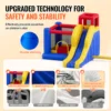 VEVOR Inflatable Bounce House Outdoor High Quality Playhouse Trampoline Jumping Bouncer with Blower Slide and Storage Bag Castle 3