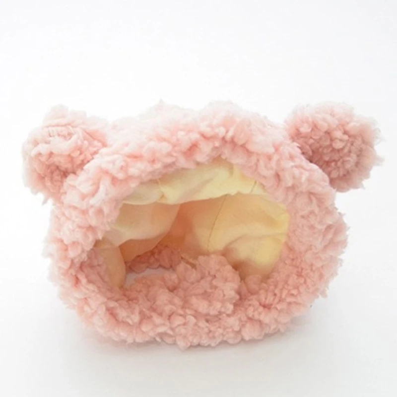 Hat Pet Neck & Ear Warmer Bear Cap with Ears Party Costume Accessories