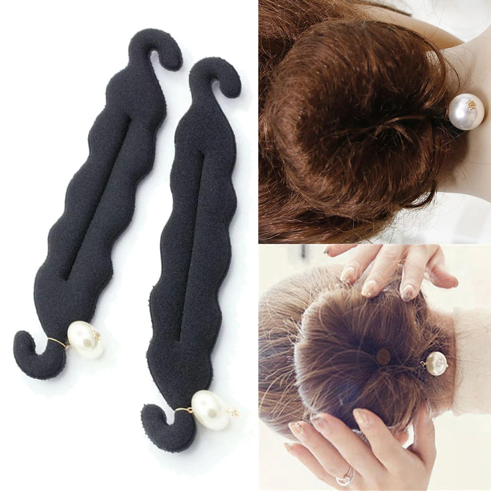 MagicSpongeBunMakerFoamSpongeBunShaperPearlFrenchTwistBun