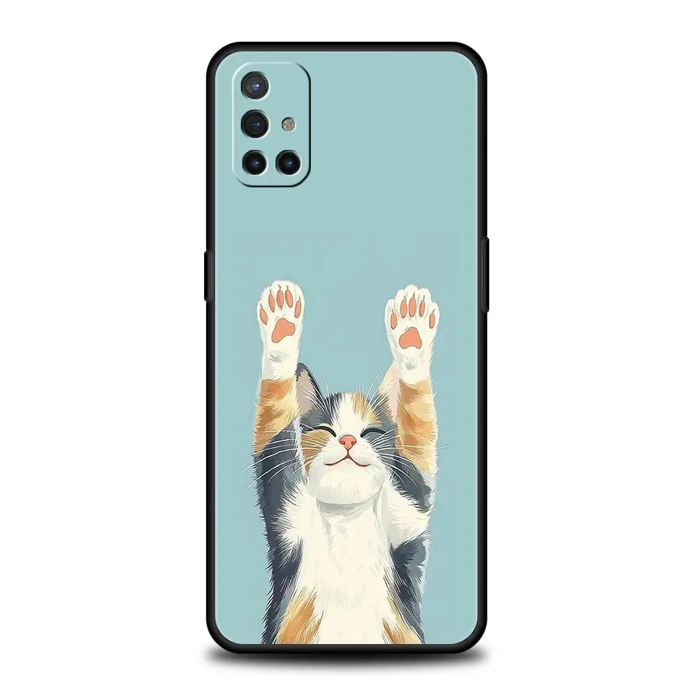 Charming Cat Design Fun Phone Case - Soft Cover