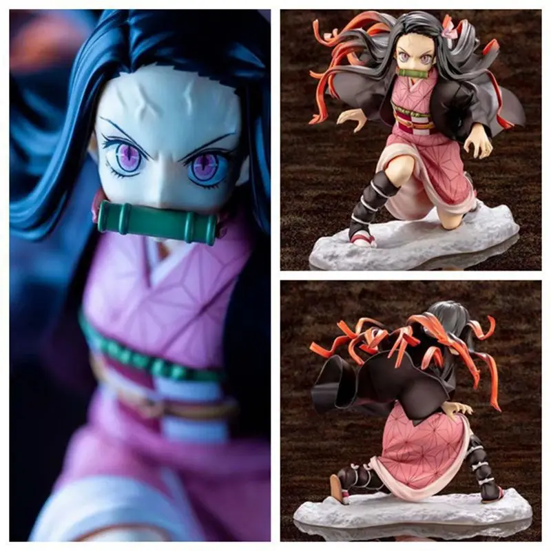 

Anime Figure15cm Demon Slayer Nezuko Warrior Action Figure PVC Sexy Girl Collection Super Kawaii Desktop Ornaments Gifts