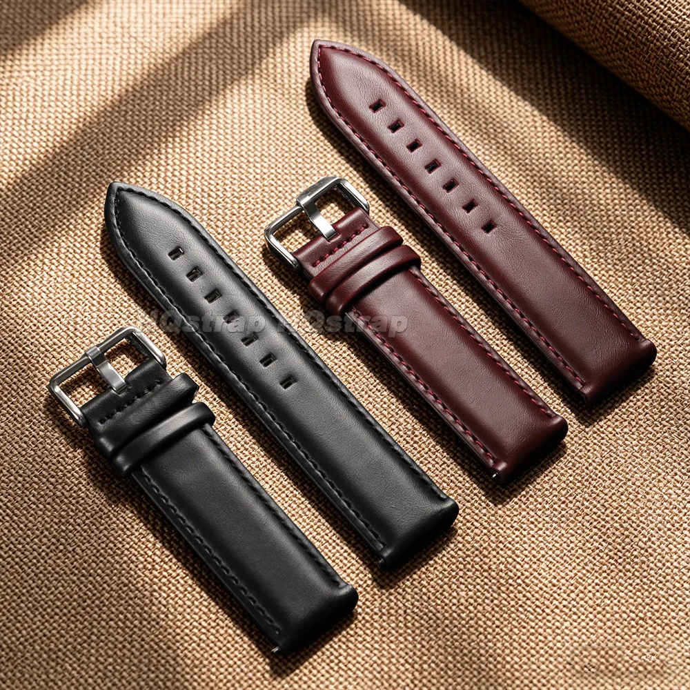 Elegant Vintage-Style Quick Release Watch Strap - Unisex Smartwatch Band Accessory