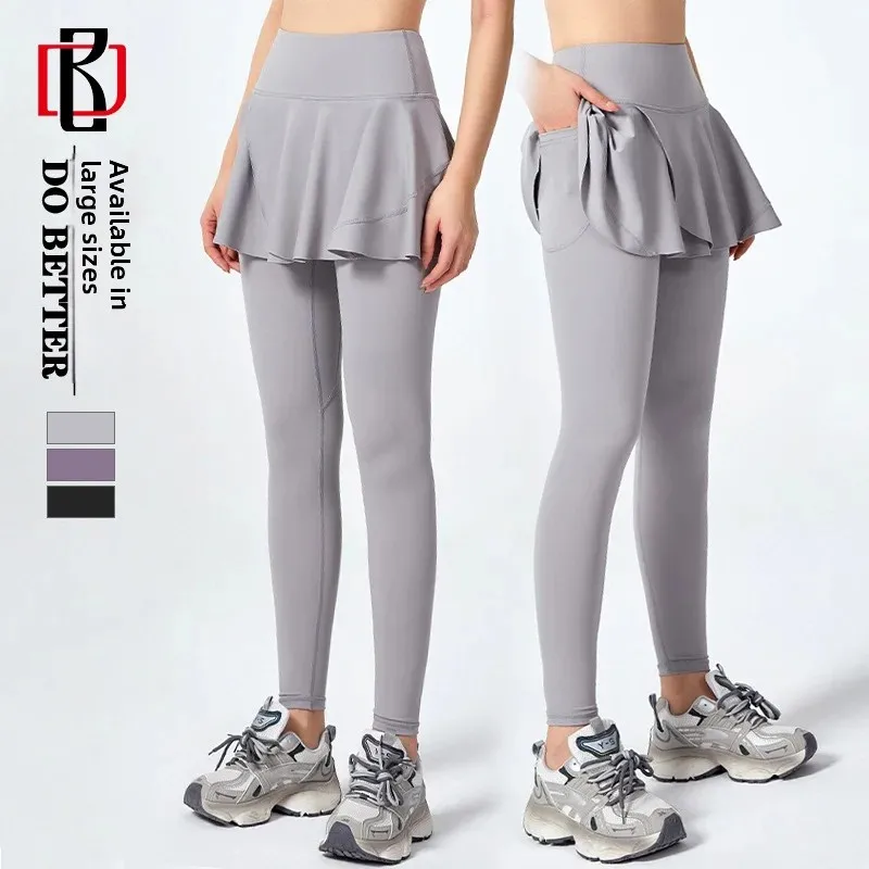 새로운 하이 웨이스트 슬리밍 요가 바지 여성의 통기성 피트니스 투피스 Illu..