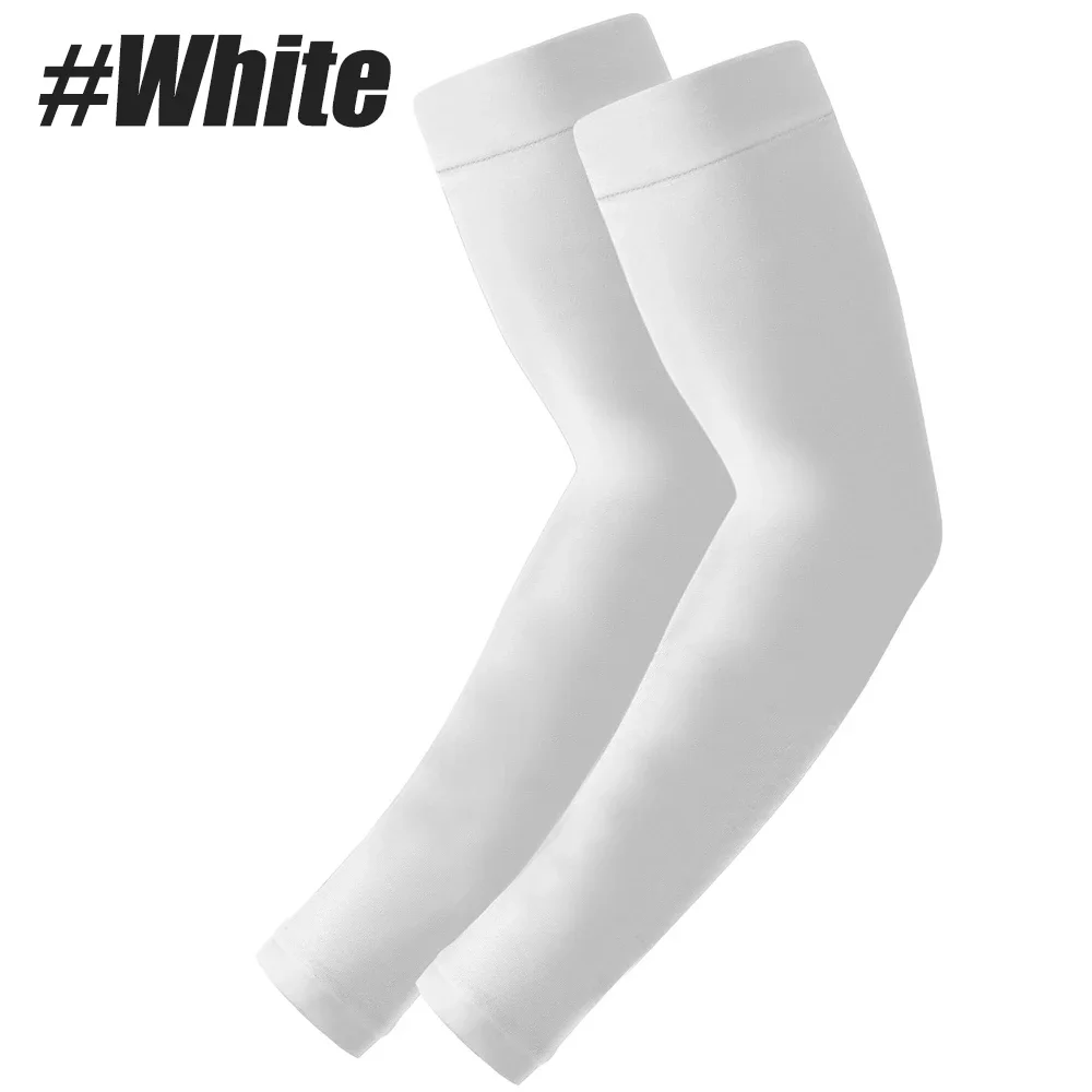 1Pair Lymphedema Compression Arm Sleeve, 20-30 mmHg Full Arm Support, Graduated Compression Arm Brace for Swelling, Arthritis