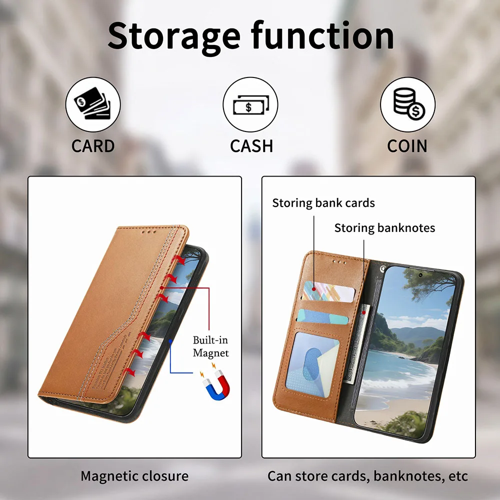 Luxury Leather Elastic Band Phone Wallet Case