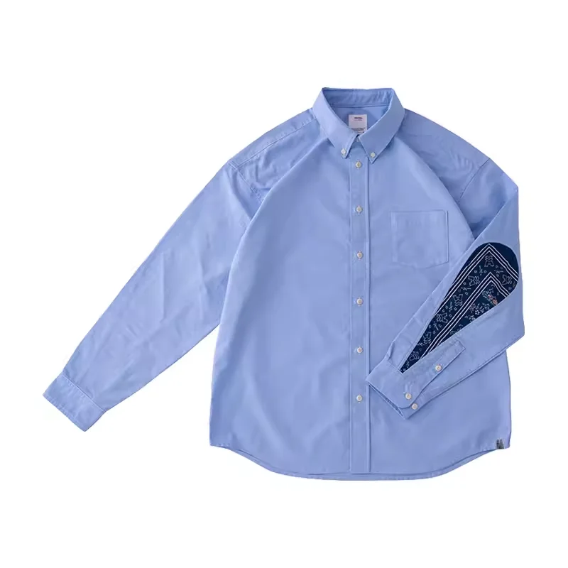 

VISVIM1 ALBACORE GARUDA SHIRT cashew flower water drop stitching shirt 21AW