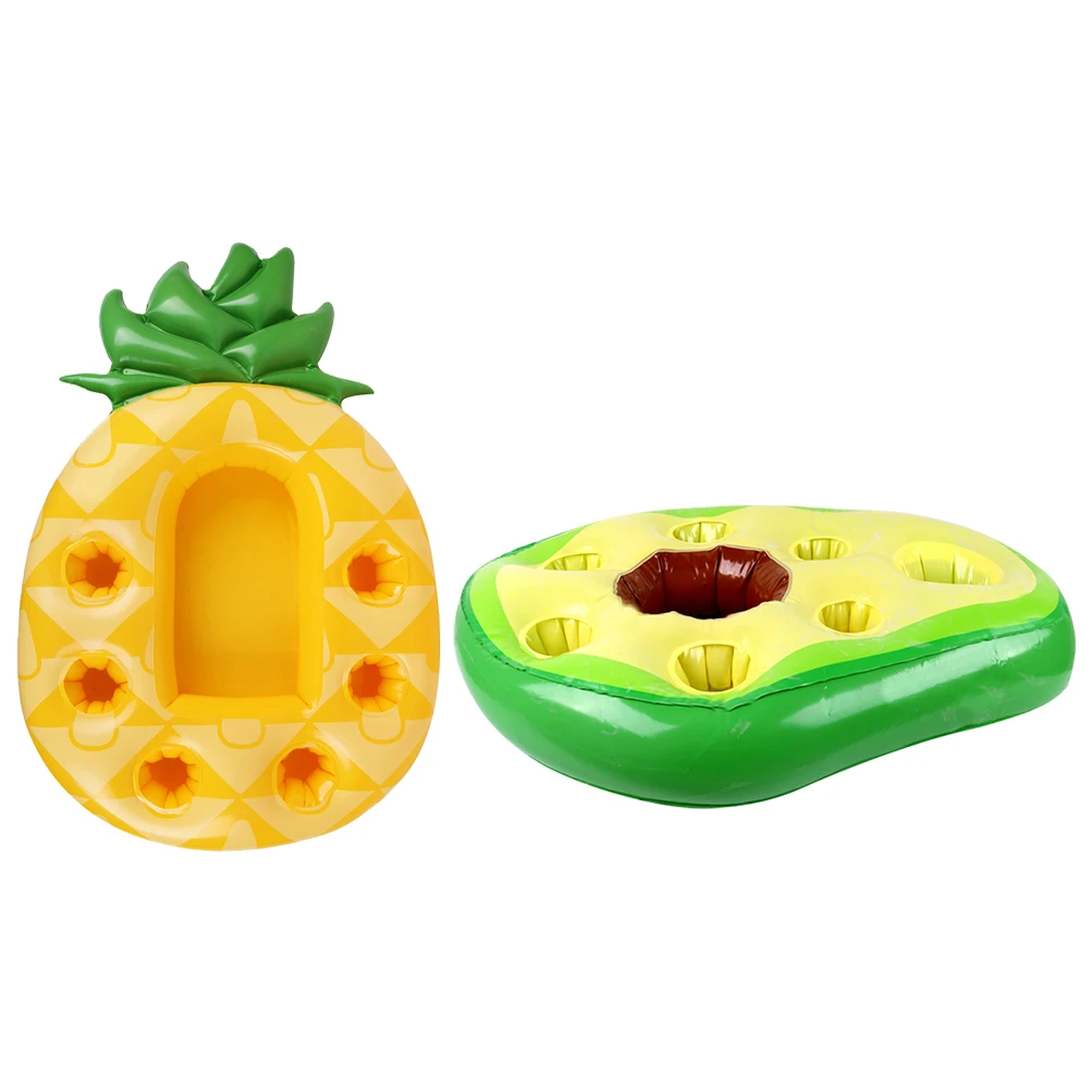 FloatBeerDrinkTrayInflatablePoolFloatsBarCoastersPVCCoolerTablePineappleAvocado