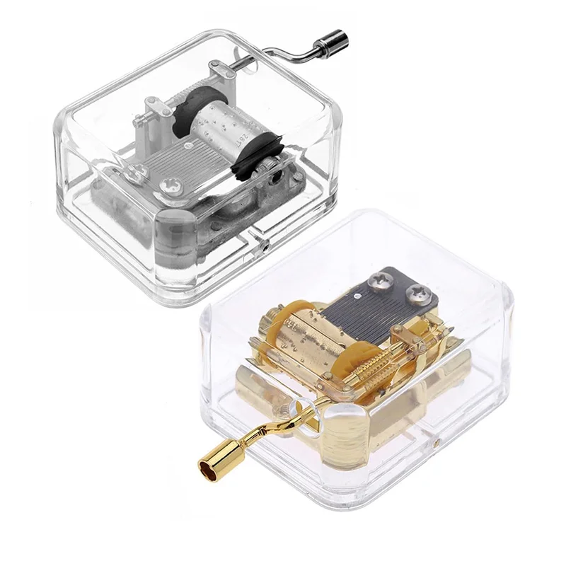 Music Box Mini Hand Crank Musical Box Collectibles Unique Best Gifts for Birthday Christmas Wedding Mother's Day 3