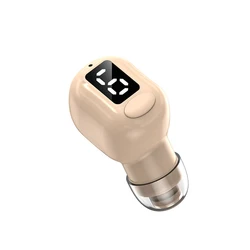 Compact Wireless Bluetooth 5.3 Earbuds with Quick Charging and Digital Mono Sound (Skin color)