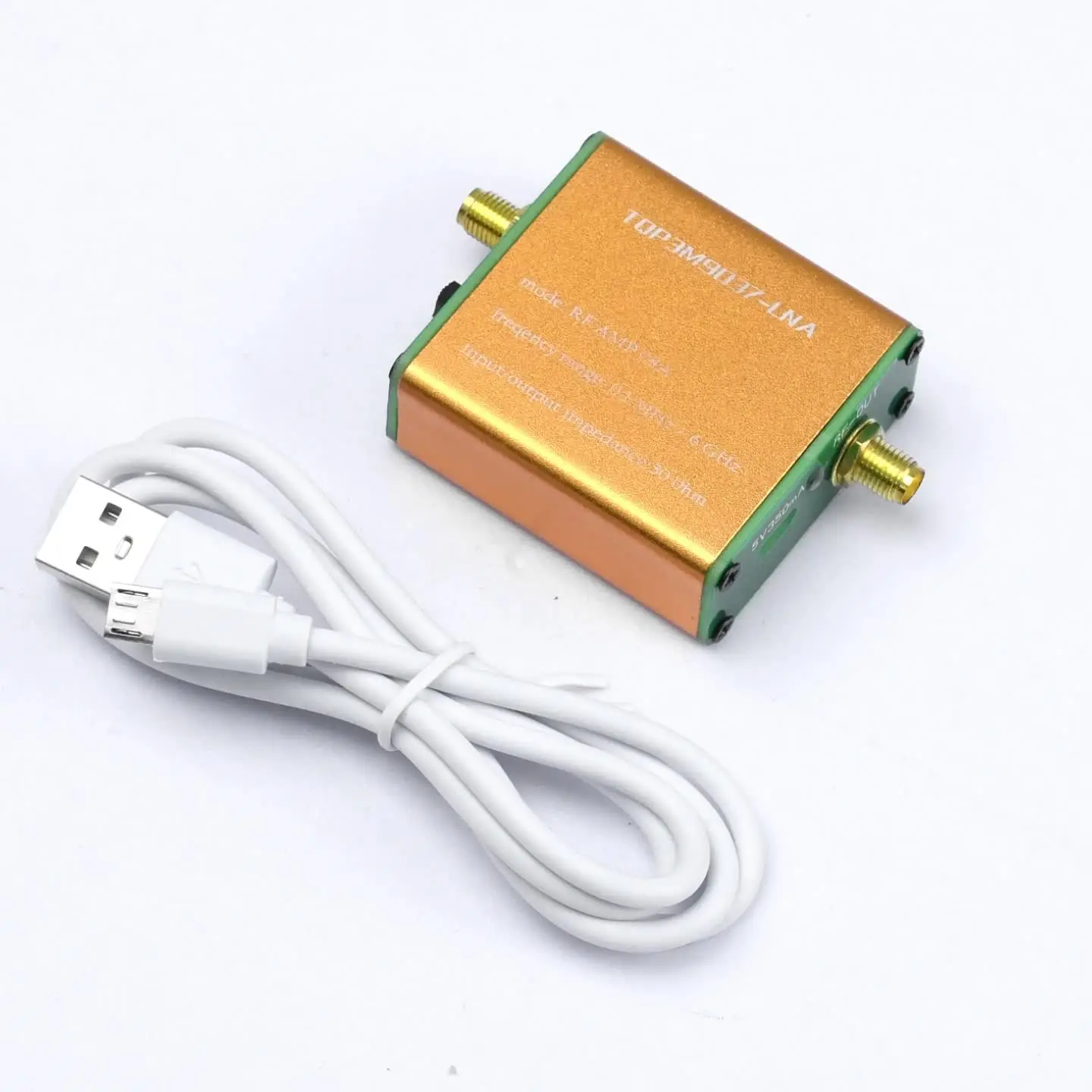 Module Amplificateur RF Faible Bruit 0.1-6 GHz TQP3M9037-LNA Avec Connecteurs SMA