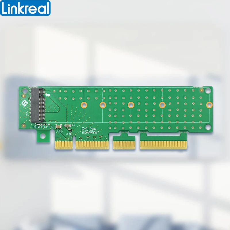 Linkreal M.2 Nvme m Chave para Pcie x4 Adaptador Suporte M.2 em Chassi 1u sem Suporte Pcs-lrnv9511-g3 - Imagem 6