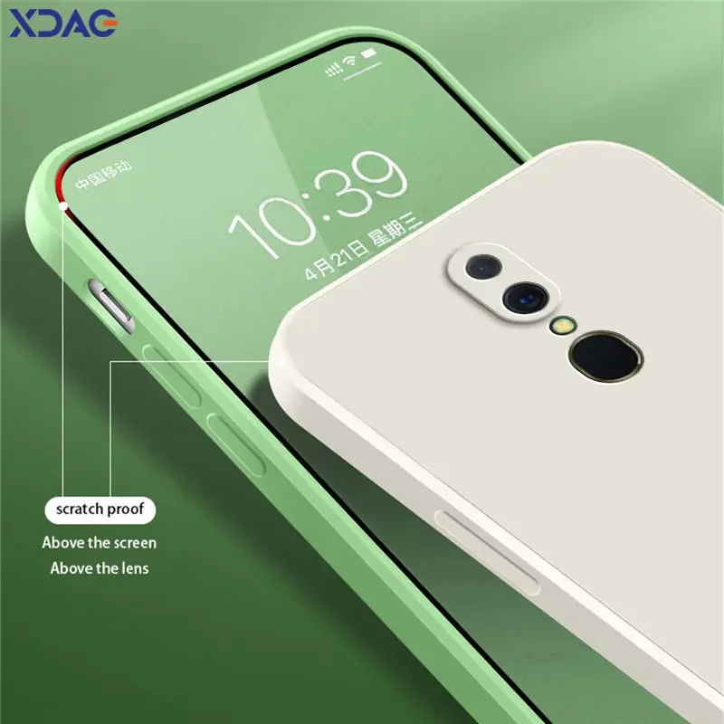 Sleek Liquid Silicone Shockproof Phone Case with Camera Protection - Fashionable & Durable