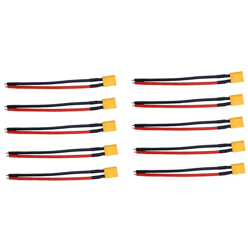 XT30 male and female connector plug with silicone wire 16AWG cable, suitable for
