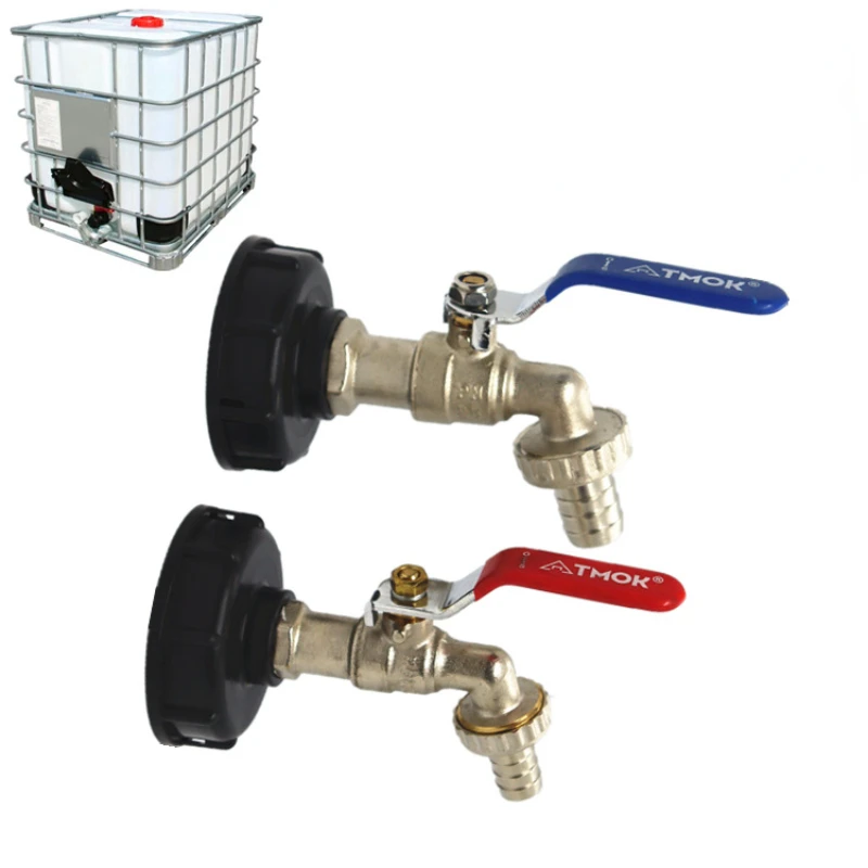 

1/2 Inch Adapter Tap Adapter Thread IBC Tank Adapter Tap Connector Replacement Valve Fitting For Home Garden Water Connectors