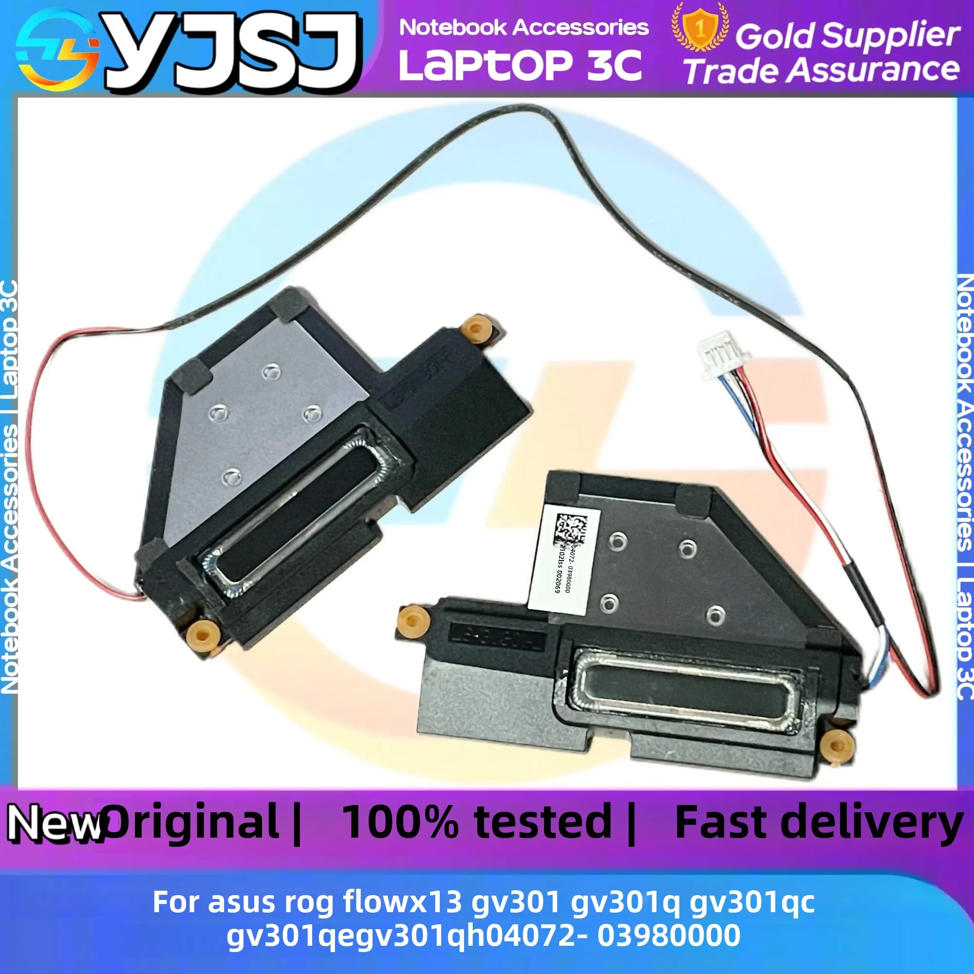 Original Laptop Speaker FOR Asus ROG Flow X13 GV301 GV301Q GV301QC GV301QE GV301QH built-in 04072-03980000
