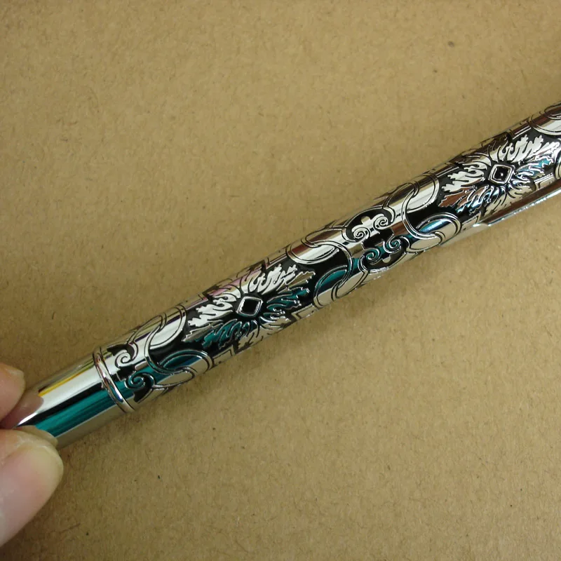 ACMECN 새겨진 추진 리드 기계식 연필, 학교 학생용 맞춤형 연필, 귀여운 에칭 황동 자동 연필, 0.5mm