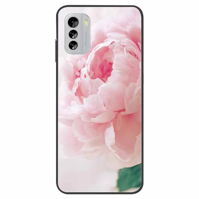 LCEHTOGYE Cover In Silicone TPU Morbido Per Nokia G60 5G – Custodia Ultrasottile Antigraffio, KE29 (Nero)