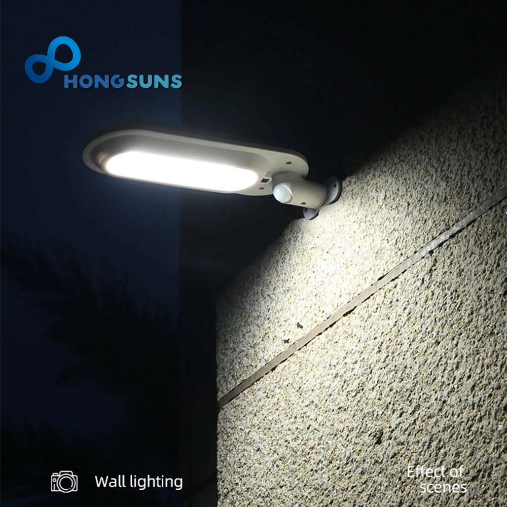 Motion Sensor Outdoor  Led Solar Wall Lamp Street Lights IP65 Waterproof  Porch Garden Lighting Powerful Gate Yard Street Light