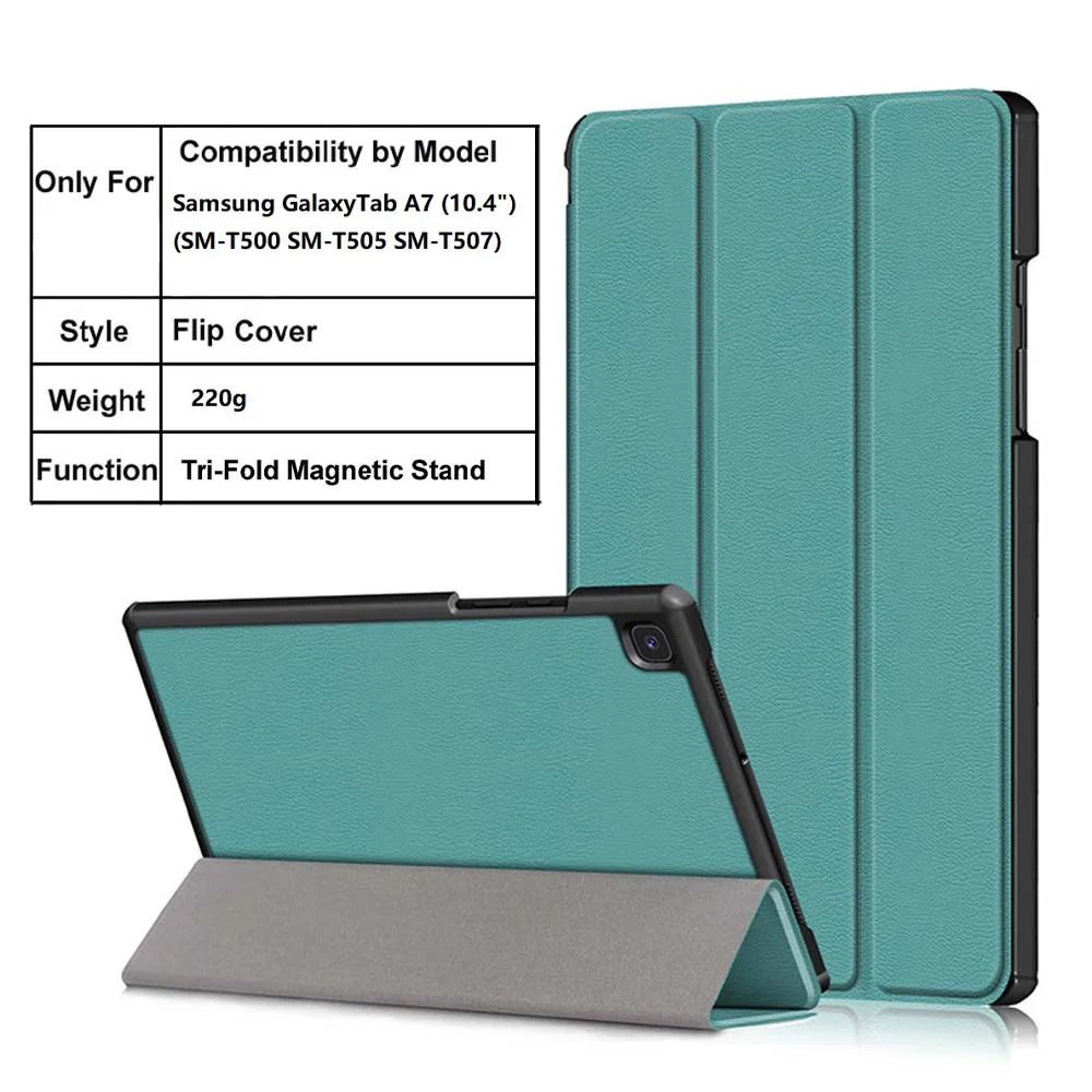 Magnetic Tri-Fold Stand Protective Tablet Case, 10.4 Inch, 2022 Edition