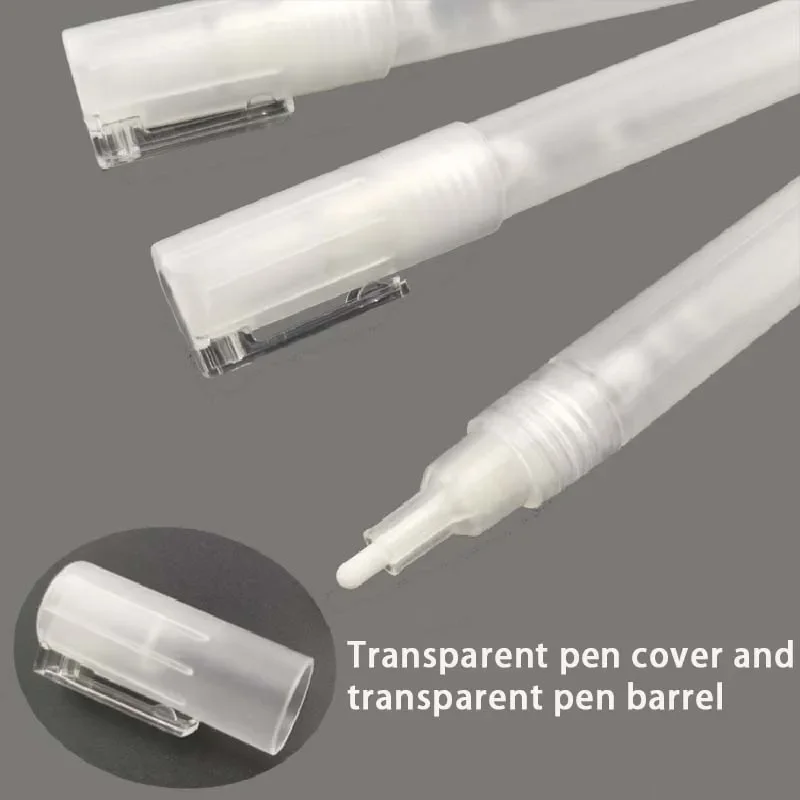 Creative Plastic Empty Pen Rod 3mm 5mm 6.5mm 8mm 10mm Barrels Tube For Graffiti Pens Liquid Chalk Markers Paint Pen Accessories