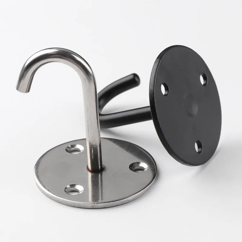 Heavy Duty Stainless Steel Hook Eye Plate Hanger for Ceiling and Wall Mounting