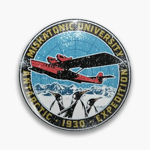 

Miskatonic University Antarctic Expediti Soft Button Pin Badge Funny Fashion Cartoon Cute Decor Brooch Creative Women Gift