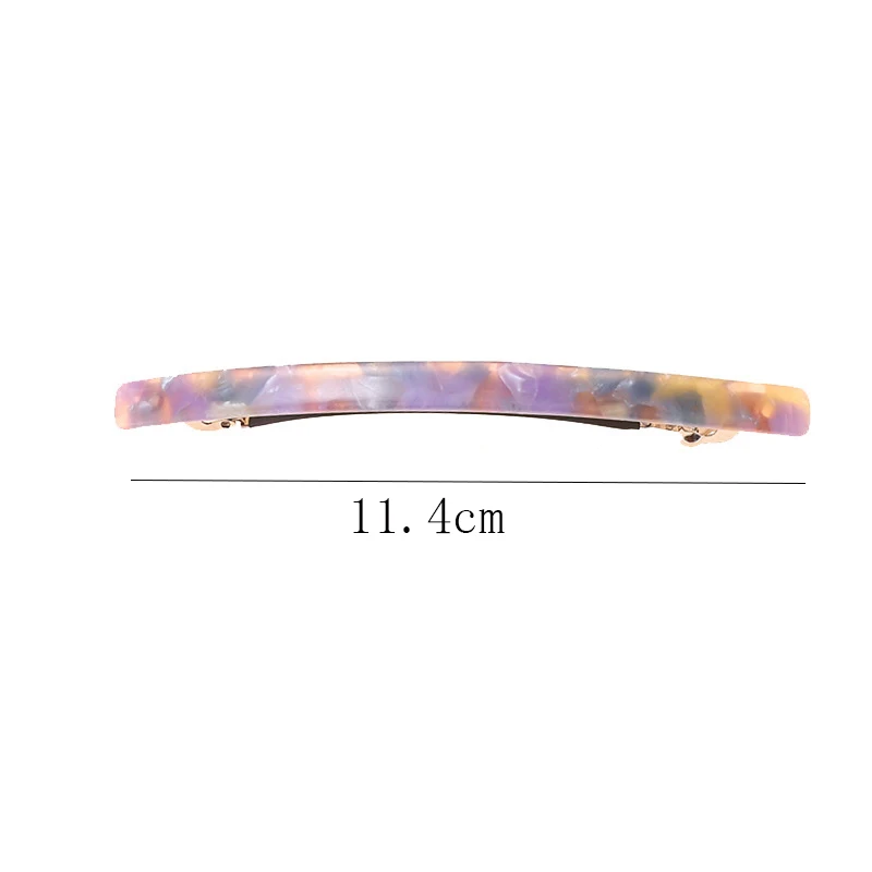Frauen Mode Leopard Acetat Geometrische Haar Clips Vintage Haarnadeln Lange Haarspangen Alle Spiel Mode Haar Zubehör Geschenke – Detail 1