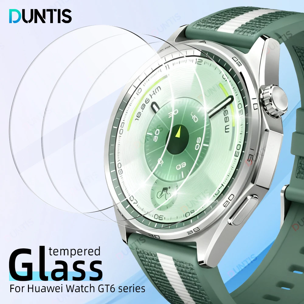 Premium 9H Tempered Glass Screen Protector for Huawei Watch - Durable Glass Protection Film for Wearable Devices