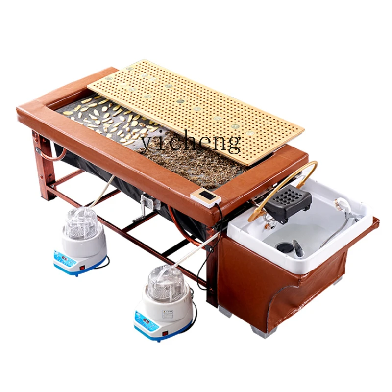

ZC Shampoo Chair with Constant Temperature Water Circulation Instrument Wrapped Medicine Steaming Bed for Beauty Salon