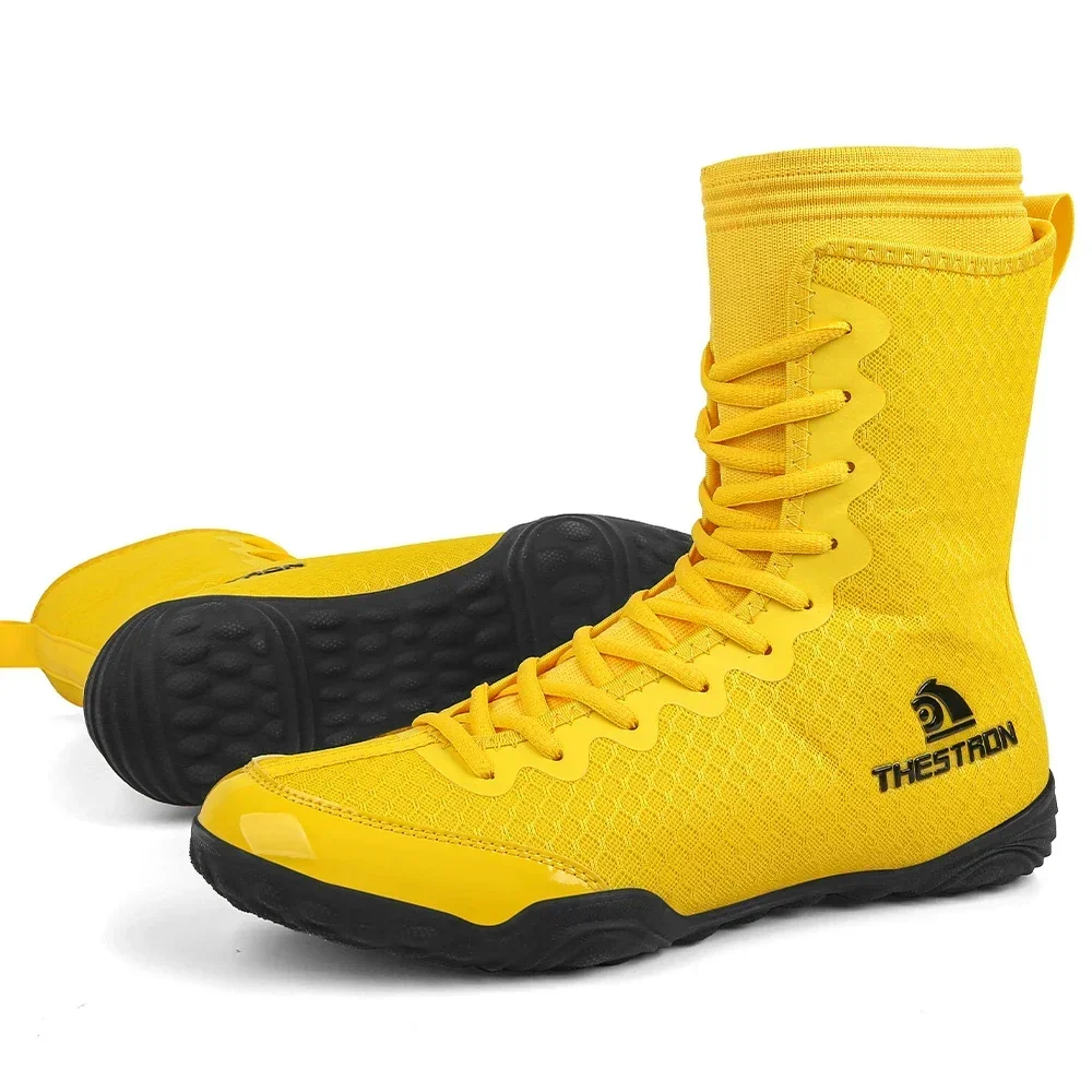Description Picture 4 of itemMen Breathable Wrestling Shoes Professional Boxing Sneakers Size 39-47 Flighting Footwears