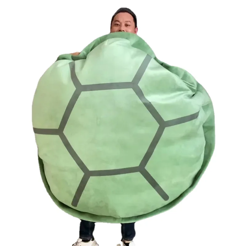 Wearable Tortue Shell Oreiller Poupée Wearable Dormir Couché