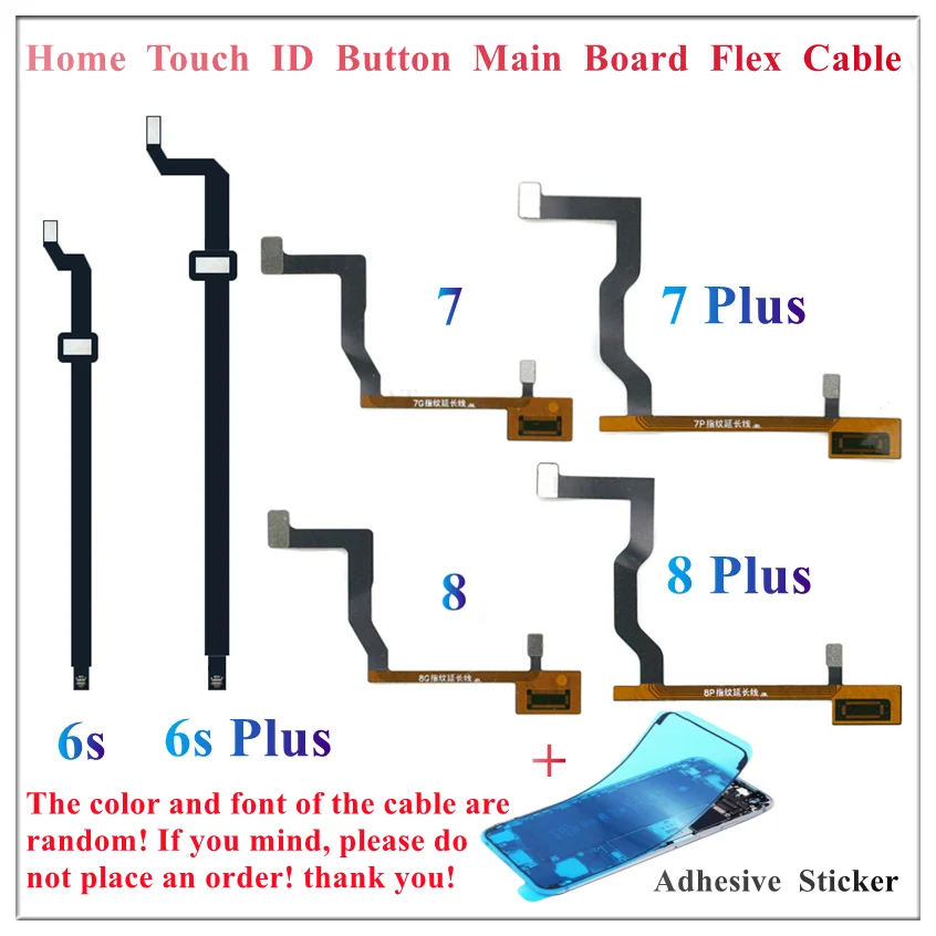 Home Touch ID Button Main Board Flex Cable Ribbon Repair For