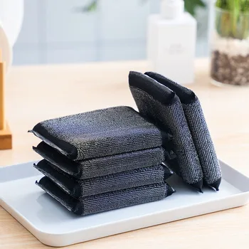 Kitchen cleaning sponge Durable Stainless steel wire Useful things for kitchen Cleaning and decontamination 1