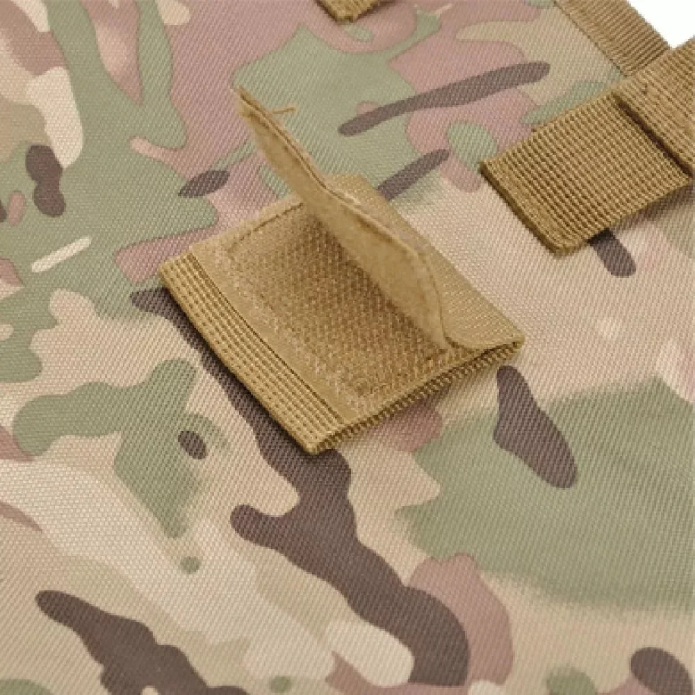 Tactical Roll-up MOLLE Dump Pouch Magazine Recovery Bag Outdoor Drawstring Mag Recycling Storage Pack for Airsoft Hunting Gear