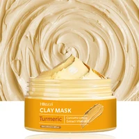 Turmeric  Clay Mask Deep Cleansing Facial Improves Dark Spots Acne Hydrating Skin Care Tightens Skin Evens Skin Tone 2