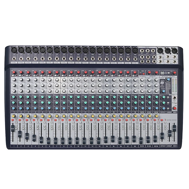 

24 Channel professional digital audio mixing console recording mixer connect with computer for church