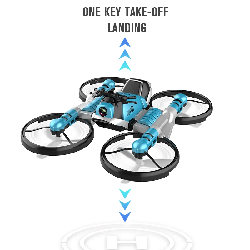 

2-in-1, Land/Air Mode Premium Quality Material Best Gift Choice For Kids On Birthday