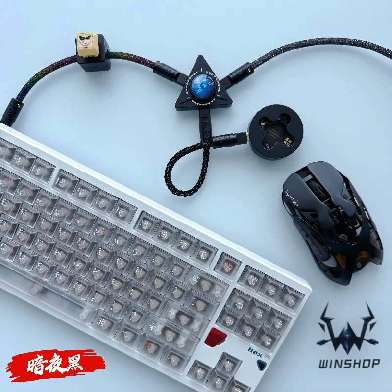 Winshop ケーブル 8K 磁気スイッチキーボードデータケーブル Winshop ケーブル 8K 磁気スイッチキーボードデータケーブル分離可能 1