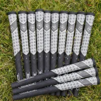 Standard/Midsize Rubber Golf Grips for Irons And Woods - Golf Club Grips Enhance Your Game with Comfortable And Durable Handles 1