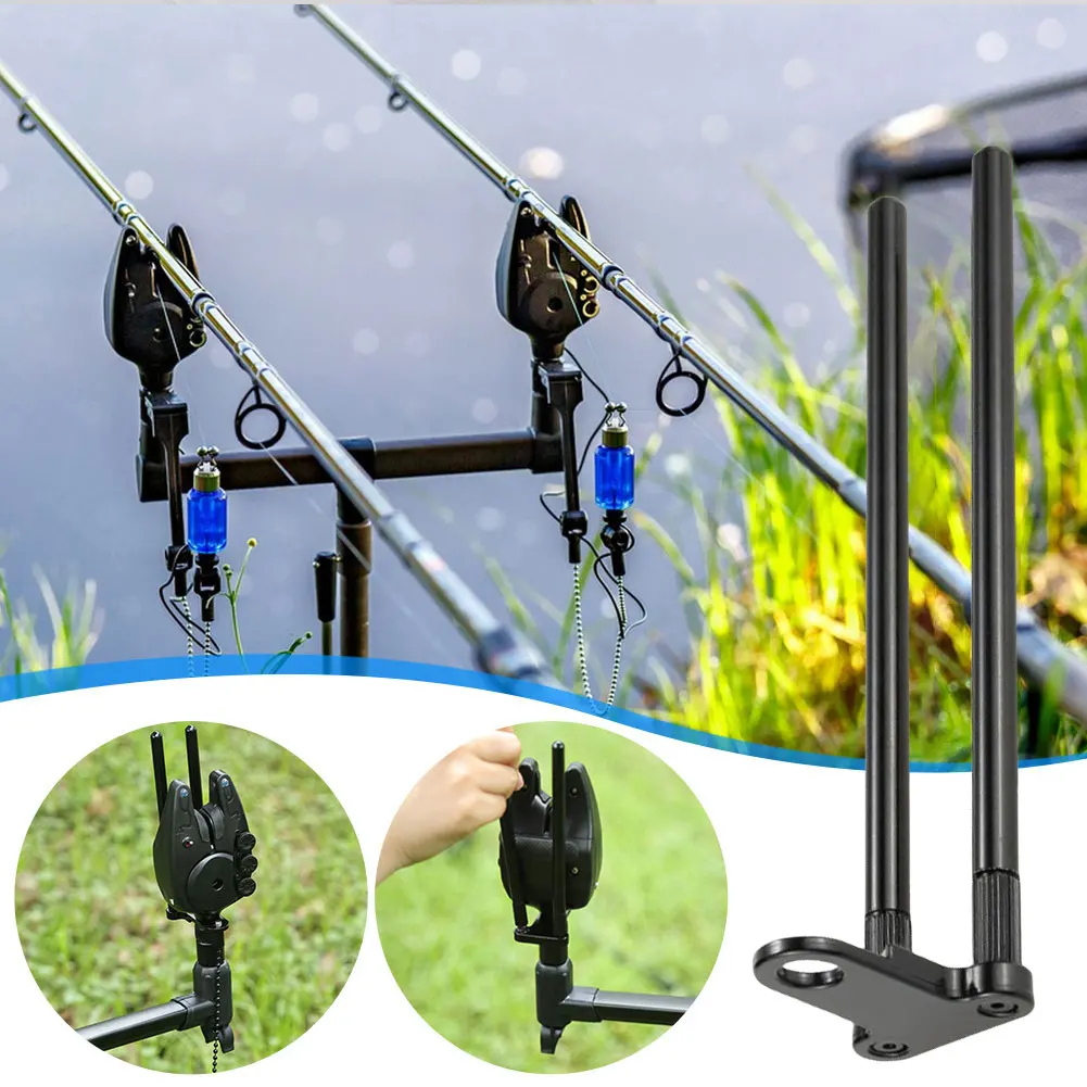Aluminium Alloy Windproof Sticks Set Portable Fishing Bite Alarm Lightweight Fish Bite Indicator for Fishing Tackle Accessories