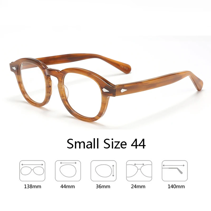 Lesebrille für Männer und Frauen, Retro-Acetat-Rahmen, Johnny Depp Lemtosh, presbyopische Brille für Männer und Frauen +1,0 + 1,5 + 2,0 + 2,5 + 3,0 + 3,5 – Detail 16