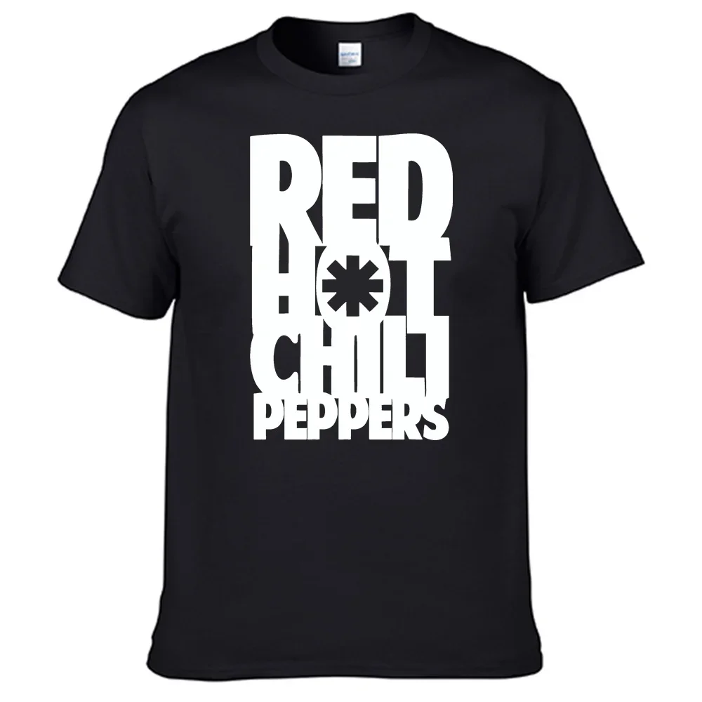 RHCP рок-группа Red Hot Chili Pepperss Футболка 100% хлопок мужская рубашка N023