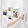 Flash sale 2PCS  Adhesive Nails Hook Poster Seamless Wall Hook Waterproof Durable Transparent Kitchen Bathroom Screw Hook Hanger 5