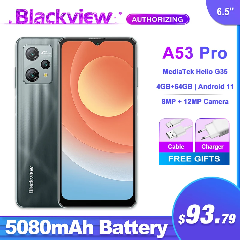 Cover Portafoglio Per Blackview A53 / A53 Pro – Pelle PU Con Motivo Mandala, Grigio, Antiurto Con Porta Carte E Cinghia - 3
