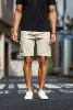 Men's Plain Casual Comfy Cargo Shorts, Summer Clothing, Bermuda Shorts 4
