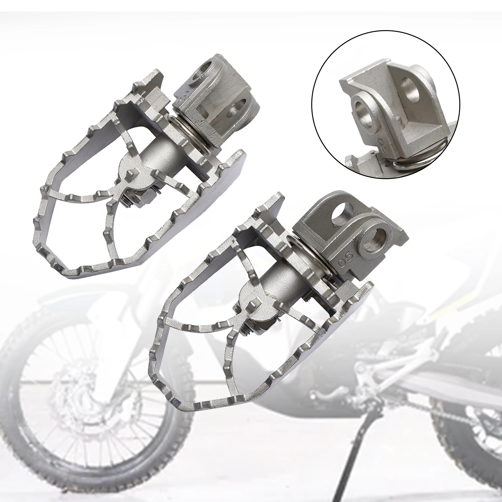 

Topteng Front Footrests Foot Peg fit for Husqvarna 701 Enduro 16-23 norden 901 22-23 Motorcycle Accessories